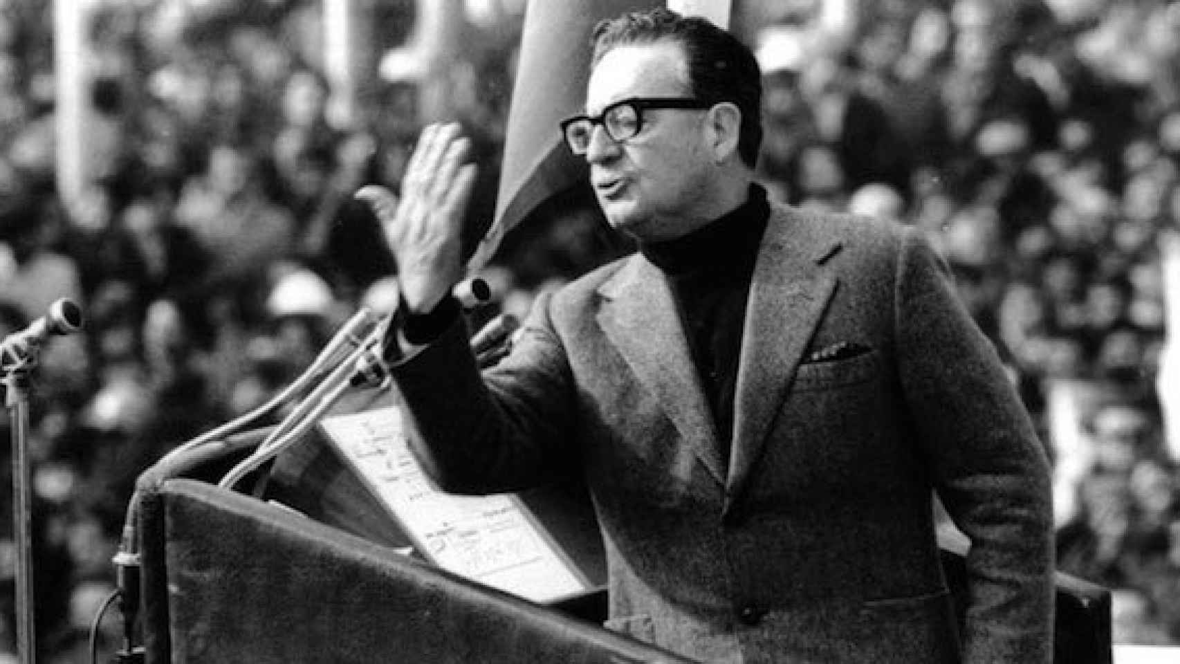 El presidente chileno Salvador Allende Gossens (1908-1973)