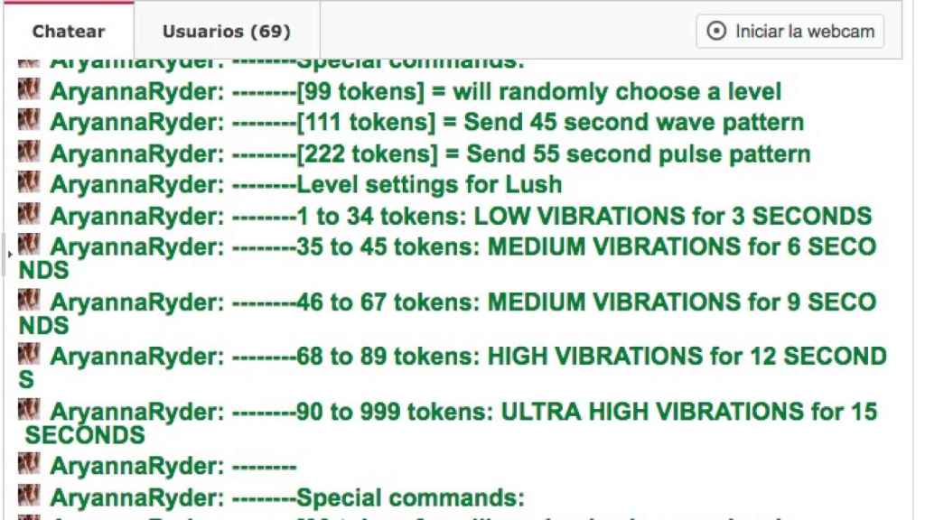 Rate table of a webcamer with vibrator