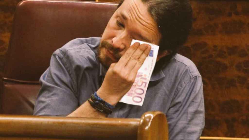 Las lágrimas de Pablo Iglesias se convierten en meme: "Me ...