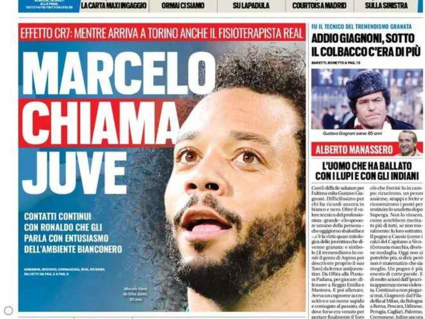 La portada del diario Tuttosport (09/08/2018)